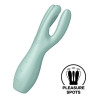 Satisfyer Stimulateur de clitoris Threesome Satisfyer 14cm Vert